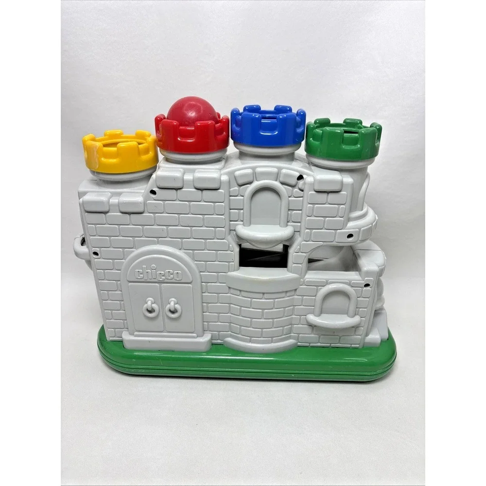 Rare VTG Chicco Castle Pounder Toy w/1 Ball - Different Hammer - Baby Einstein